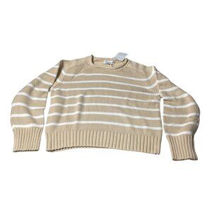 Free Assembly: Women's Saddle Shoulder Roll Neck Cotton Sweater, Size L 12-14